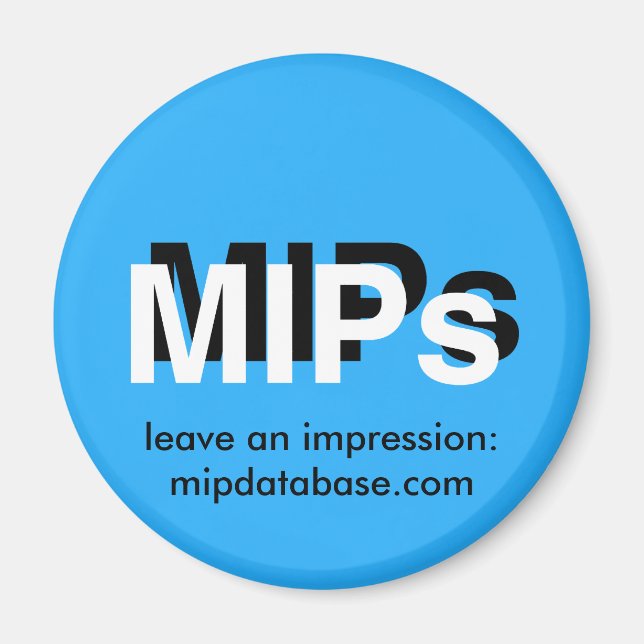 mipdatabase.com Logo-Magnet Magnet (Vorne)