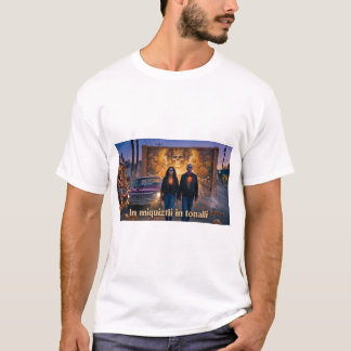 Miquiztli Calavera Paar beim Spaziergang - T-Shirt