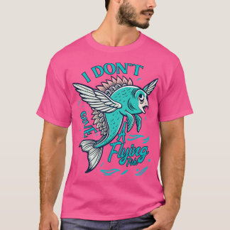 Mir doch egal, fliegender Fisch wütender Fisch T-Shirt