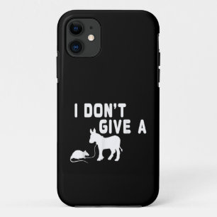 Mir doch egal Geschenk lustiger Esel, Tierwitz Case-Mate iPhone Hülle