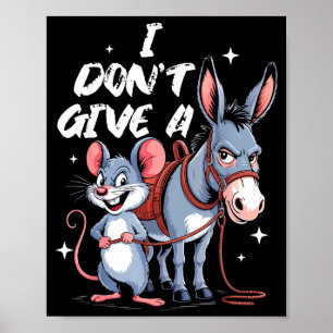 Mir Doch Ratten-Egal Maus & Lustig Poster