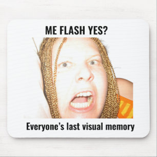 Mir Flash Ja? Lustige Verfluchte Meme-Mausunterlag Mousepad