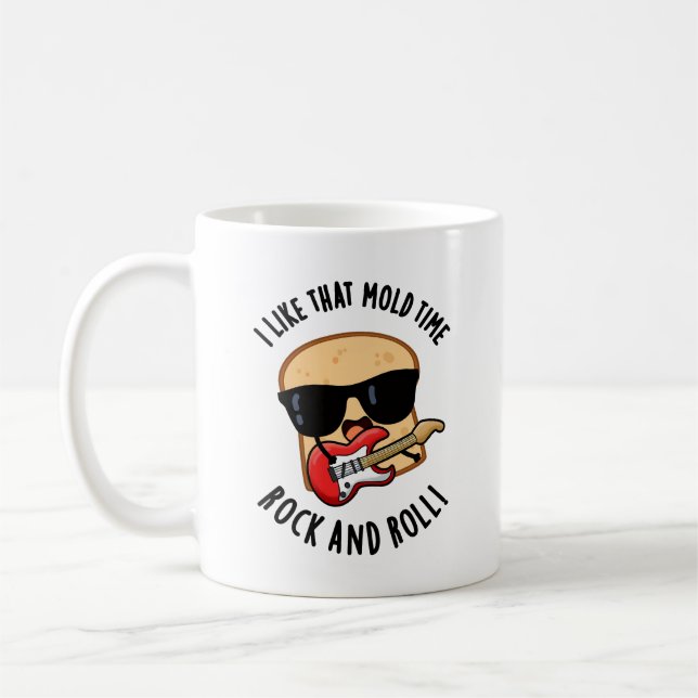 Mir gefällt dieser Mold Time Rock und Roll Funny B Kaffeetasse (Links)