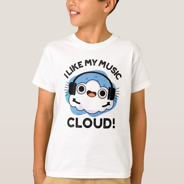 Mir gefällt mein Cloud Funny Weather Pub T-Shirt (Vorderseite)