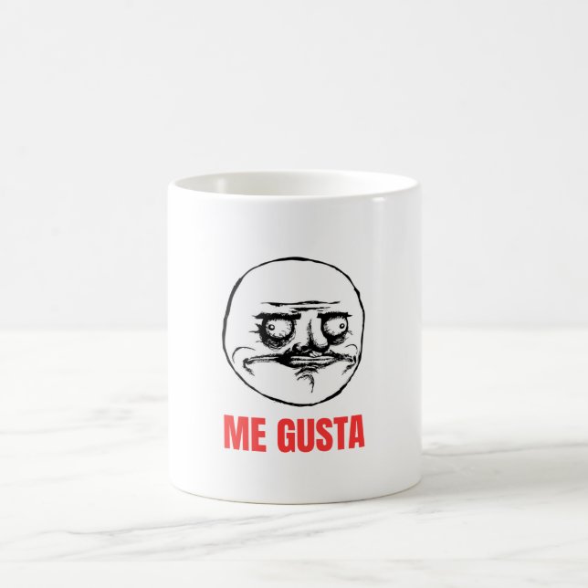 Mir gefällt Meme Kaffeetasse (Mittel)