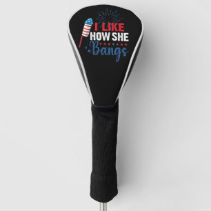 Mir gefällt, wie sie patriotisch zum 4. Juli den K Golf Headcover