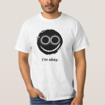 "Mir geht es gut." Weißer T - Shirt