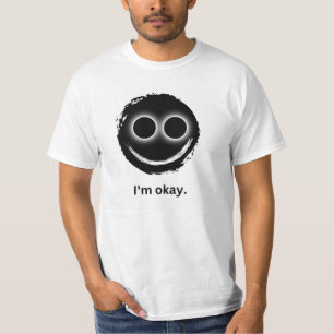 "Mir geht es gut." Weißer T - Shirt