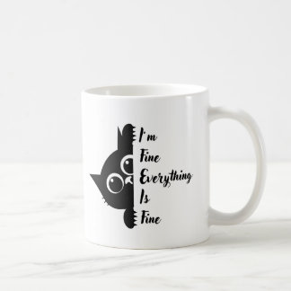Mir geht's gut, alles ist gut kaffeetasse