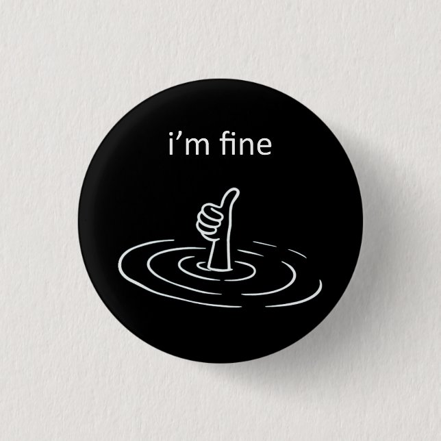 Mir geht's gut button (Vorderseite)