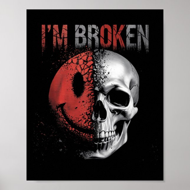 Mir geht's gut, ich bin kaputt poster (Vorne)