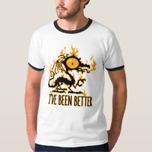 Mir geht's schon besser Versengter knuspriger Drac T-Shirt