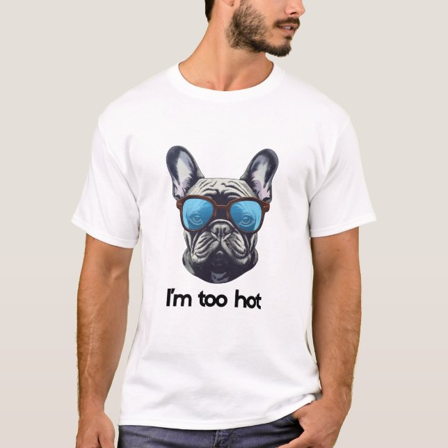mir ist zu heiß T-Shirt (Vorderseite)