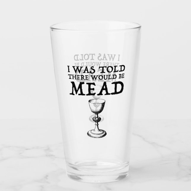 Mir wurde gesagt, es gäbe Essen Glas (Vorderseite)