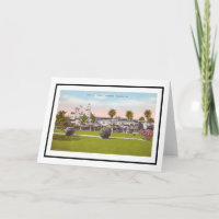 Mira Mar Hotel Sarasota, Florida Grußkarte