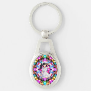 Mirabella in Kaleidoscope – Sparkling Mandala  Schlüsselanhänger