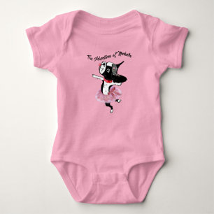 Mirabelle, Boston Terrier Baby tutu ballerina b Baby Strampler