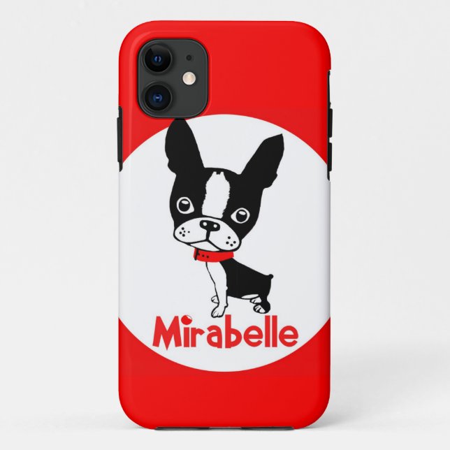 Mirabelle Bostons Terrier iphone 5 Fall Case-Mate iPhone Hülle (Rückseite)