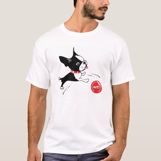 Mirabelle das Boston-Terrierschlag T-Shirt (Vorderseite)