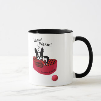 Mirabelle der Boston-Terrier Wakie! Wakie Tasse