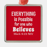 Miracle Bible Verse Christlich Faith Red
