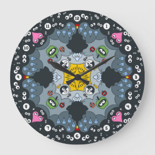 Miracle Mandala Clock Große Wanduhr