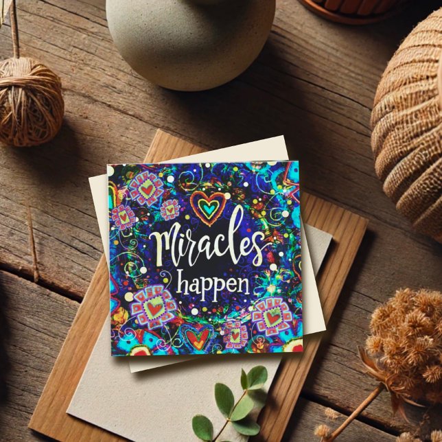 Miracles Happen Faith Blue Hübsch Inspiration (Von Creator hochgeladen)