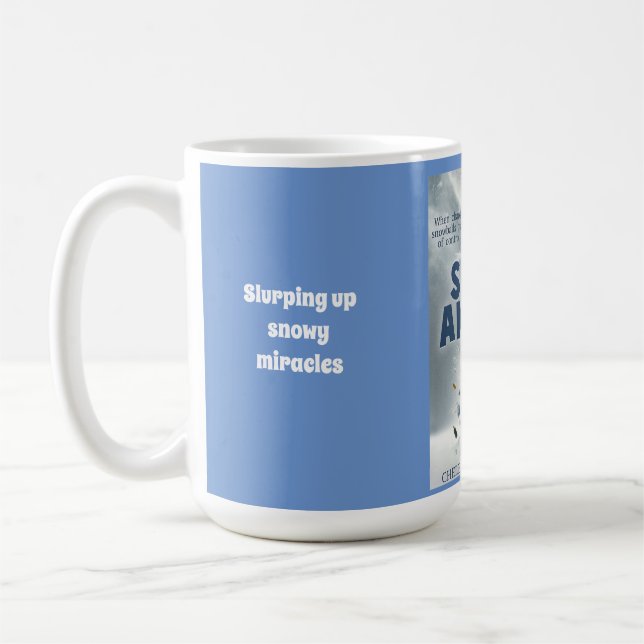 Miracles in Snowflakes Coffee Mug Kaffeetasse (Links)