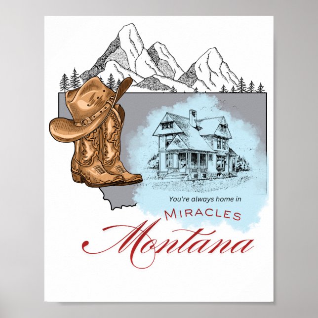 Miracles, Montana Poster (Vorne)