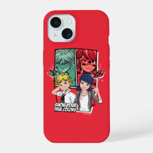 Miraculous Comic Marinette & Adrien Wahre Farben iPhone 15 Hülle