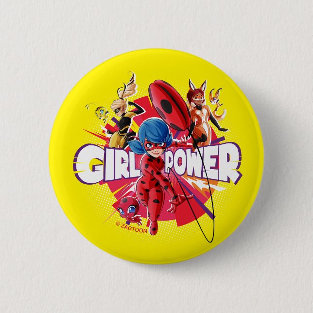 Miraculous Girl Power Button (Vorderseite)