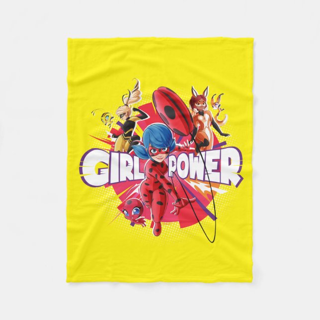Miraculous Girl Power Fleecedecke (Vorderseite)