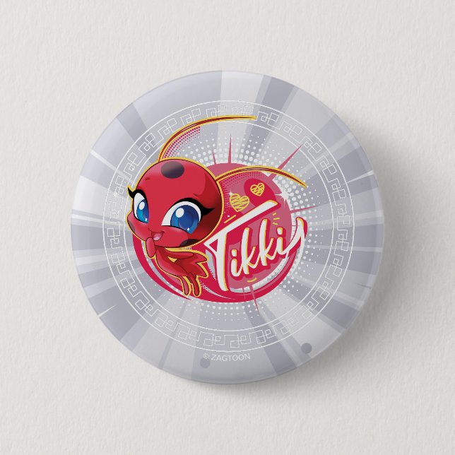 Miraculous Kwami Tikki Button (Vorderseite)