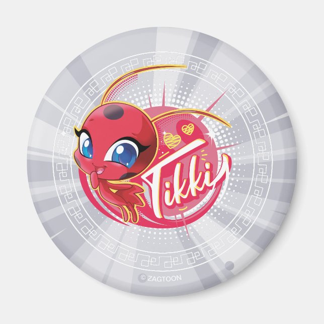 Miraculous Kwami Tikki Magnet (Vorne)