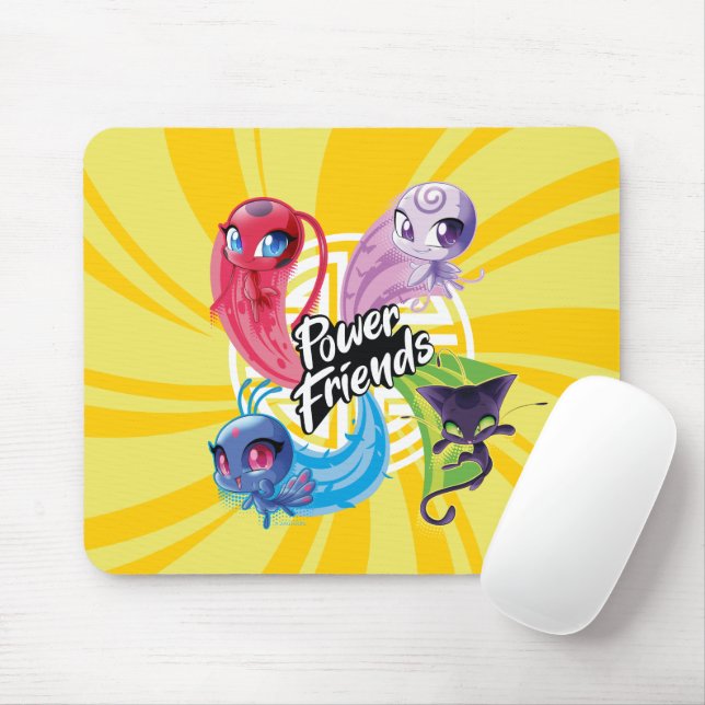 Miraculous Kwamis Power Friends Mousepad (Mit Mouse)