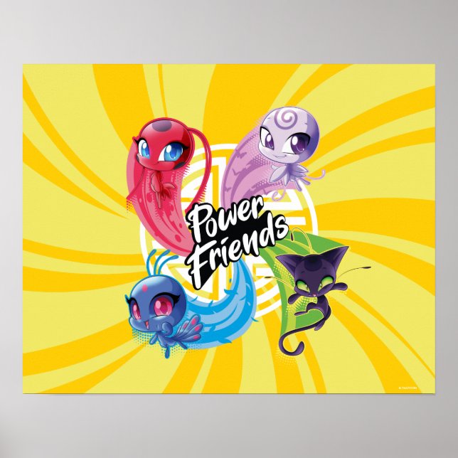 Miraculous Kwamis Power Friends Poster (Vorne)