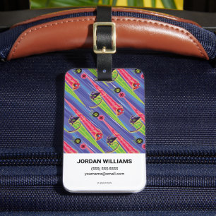 Miraculous Kwamis Tikki & Plagg Muster Gepäckanhänger