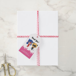 Miraculous Ladybug & Cat Noir Chibi Geburtstag Geschenkanhänger