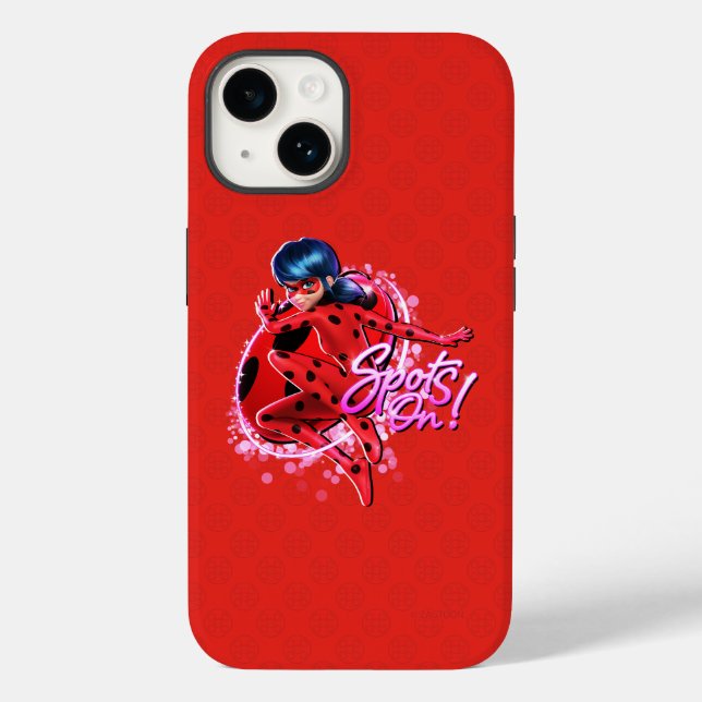 Miraculous Ladybug | Grafische Punkte Case-Mate iPhone Hülle (Rückseite)