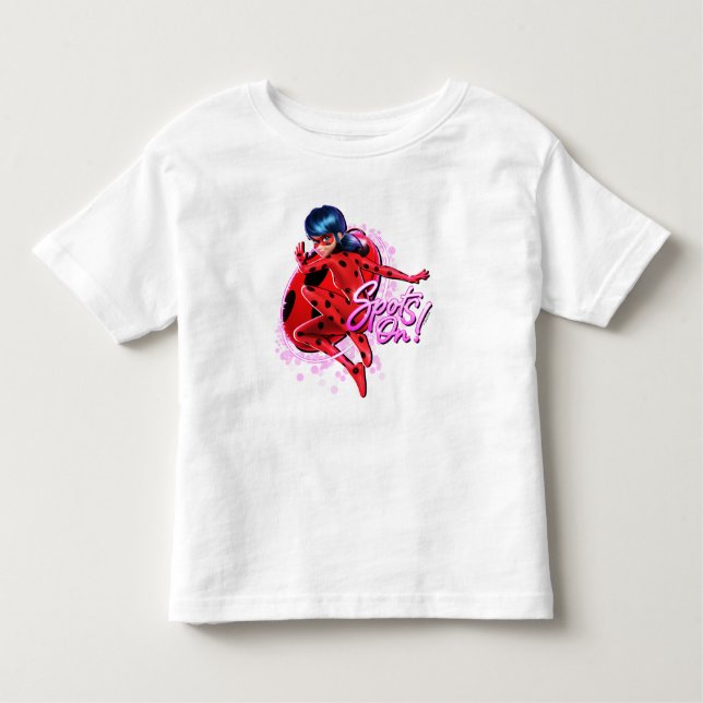 Miraculous Ladybug | Grafische Punkte Kleinkind T-shirt (Vorderseite)