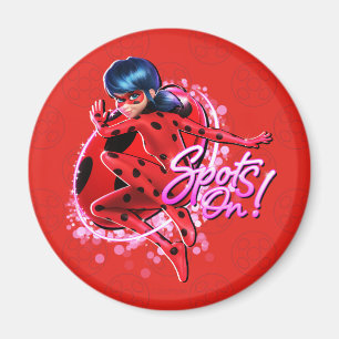 Miraculous Ladybug   Grafische Punkte Magnet