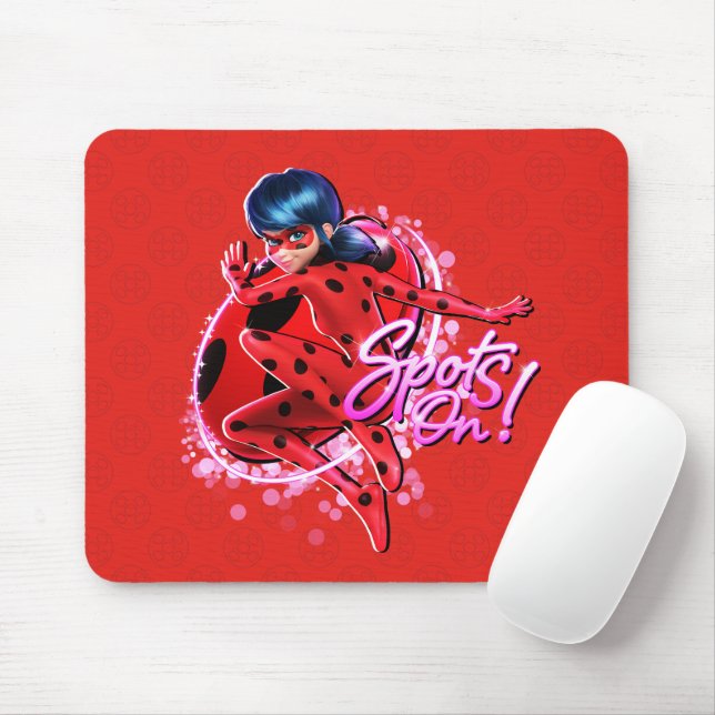Miraculous Ladybug | Grafische Punkte Mousepad (Mit Mouse)