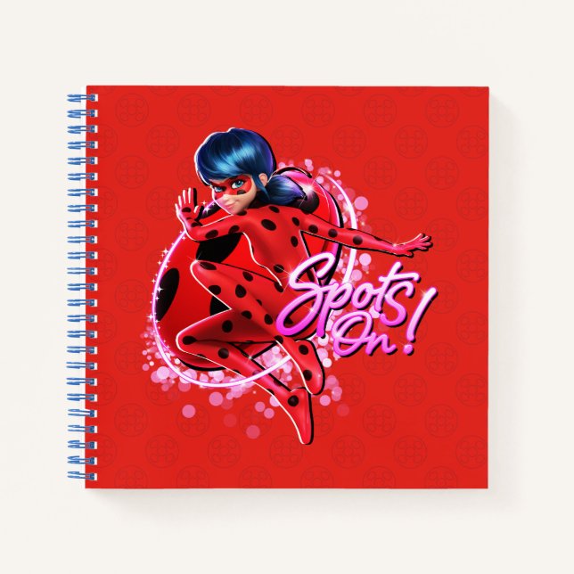 Miraculous Ladybug | Grafische Punkte Notizbuch (Vorderseite)