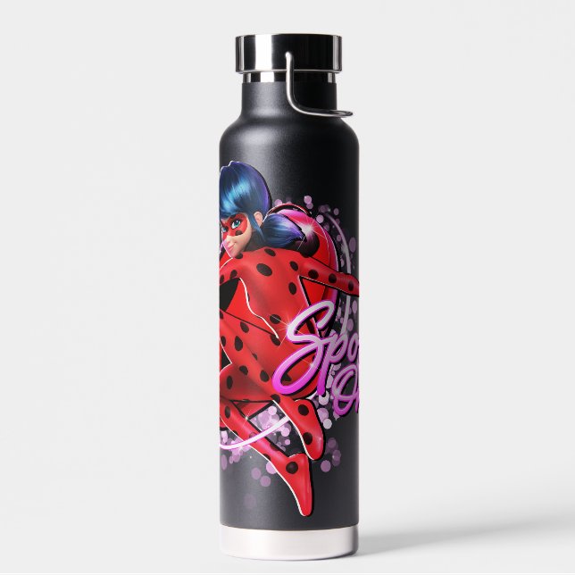 Miraculous Ladybug | Grafische Punkte Trinkflasche (Links)