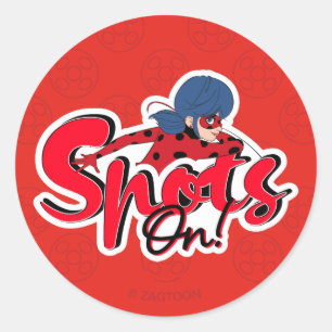 Miraculous Ladybug   Spots auf Runder Aufkleber