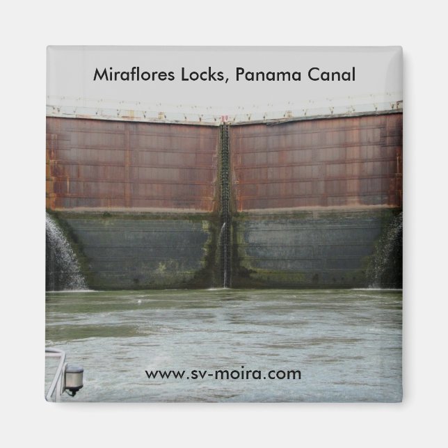 Miraflores Locks Magnet (Vorne)