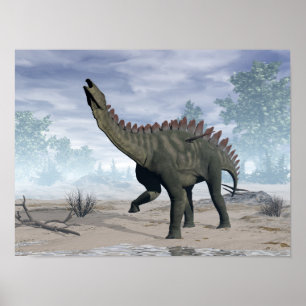 Miragaia dinosaur - 3D rendern Poster
