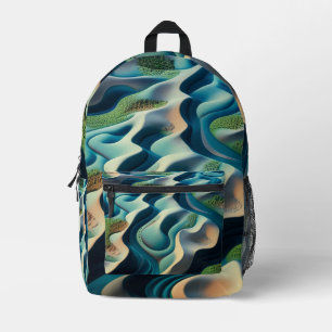Mirage Currents Bedruckter Rucksack