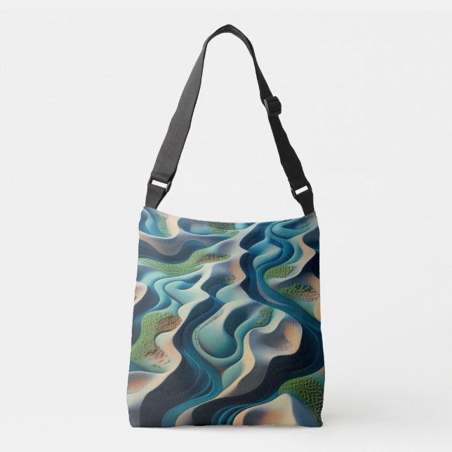 Mirage Currents Tragetaschen Mit Langen Trägern (Vorderseite)