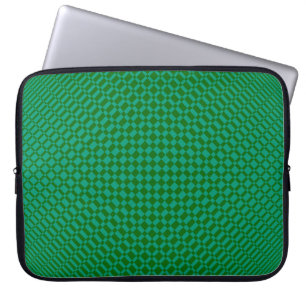 "Mirage" Emerald Green on Deep Green Laptopschutzhülle